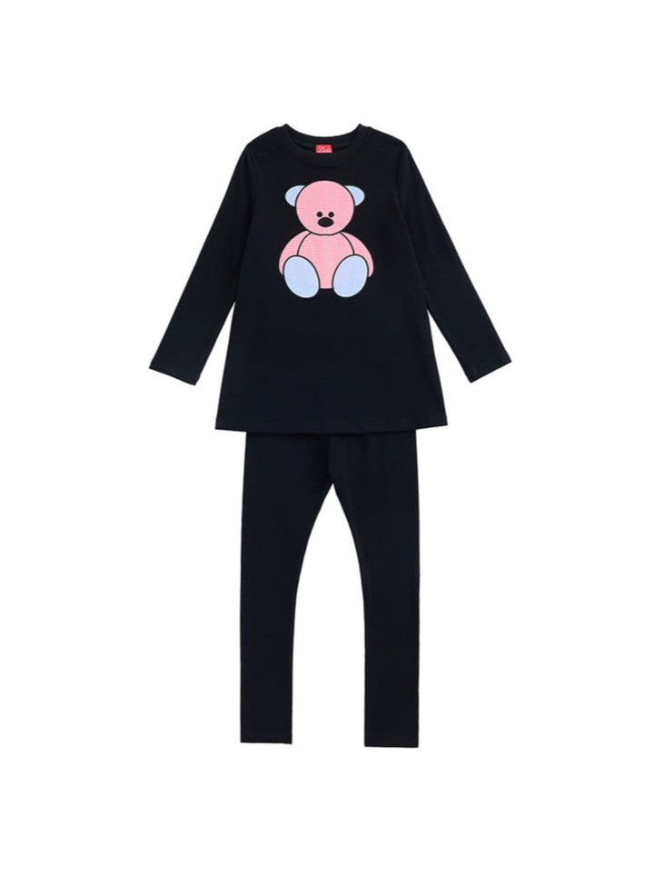 Tunic Gingham Bear Set