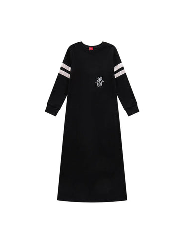 Silk Ribbon Nightgown - Black