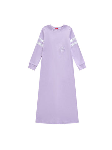 Silk Ribbon Nightgown - Lilac