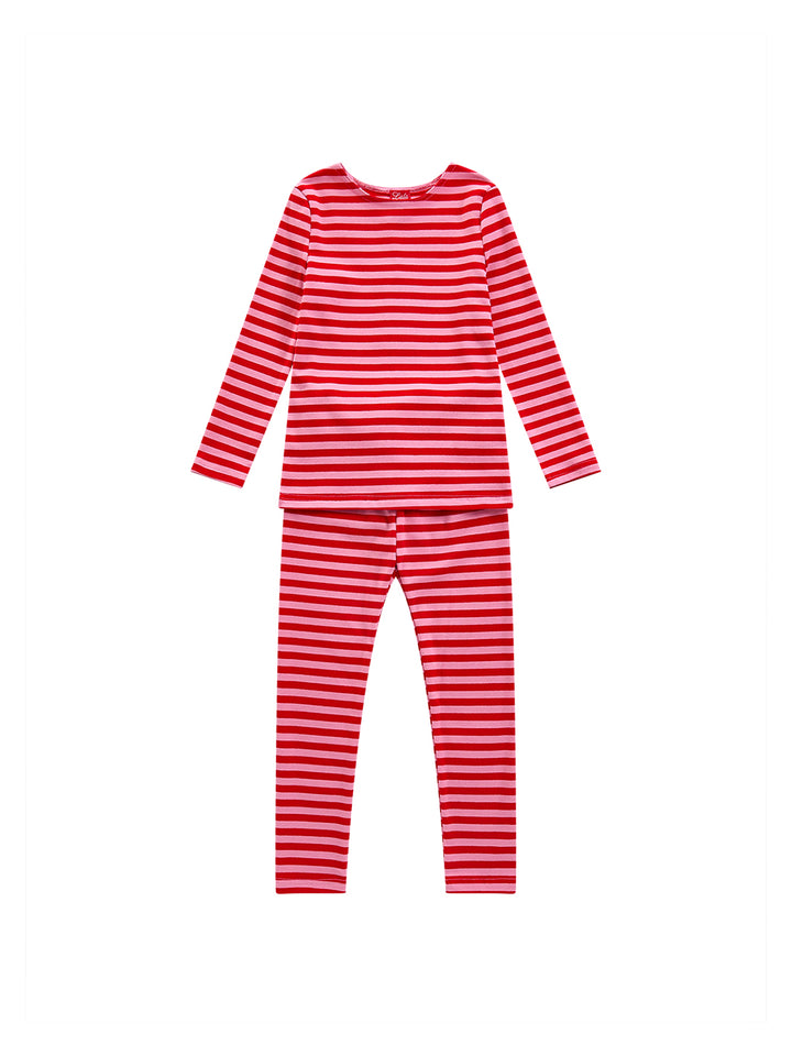 Striped Pajamas - Pink/Red