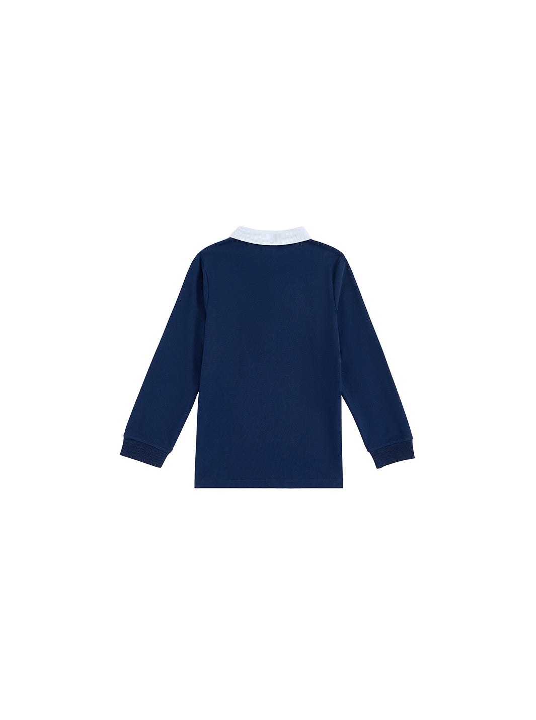Color Block Polo - Dk. Navy