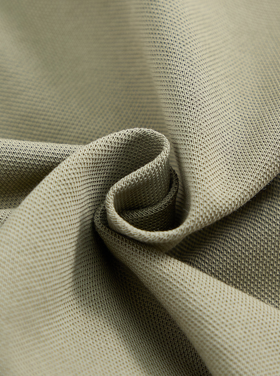 Color Block Polo - Grey Beige