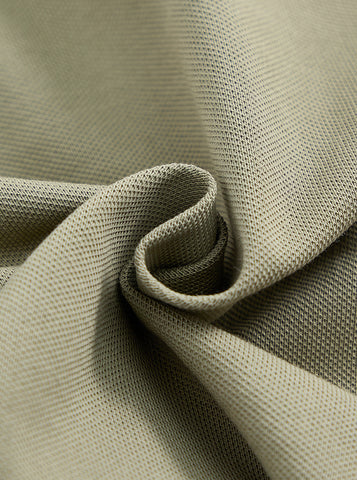 Color Block Polo - Grey Beige