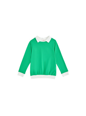 Ribbed Collar Polo