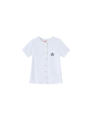 Embroidery Pocket Shirt
