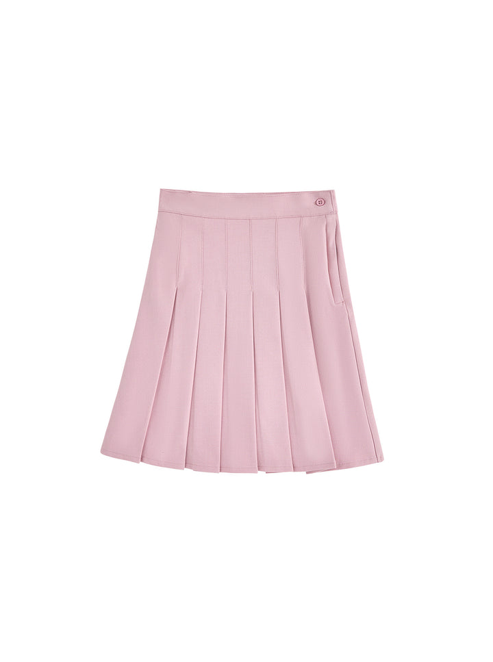 Pleated Skirt - Pink