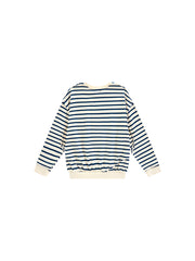 Classic Stripe Top - Steel/White