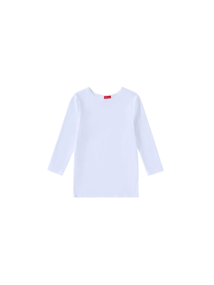 Basic Long Sleeve T-shirt - White