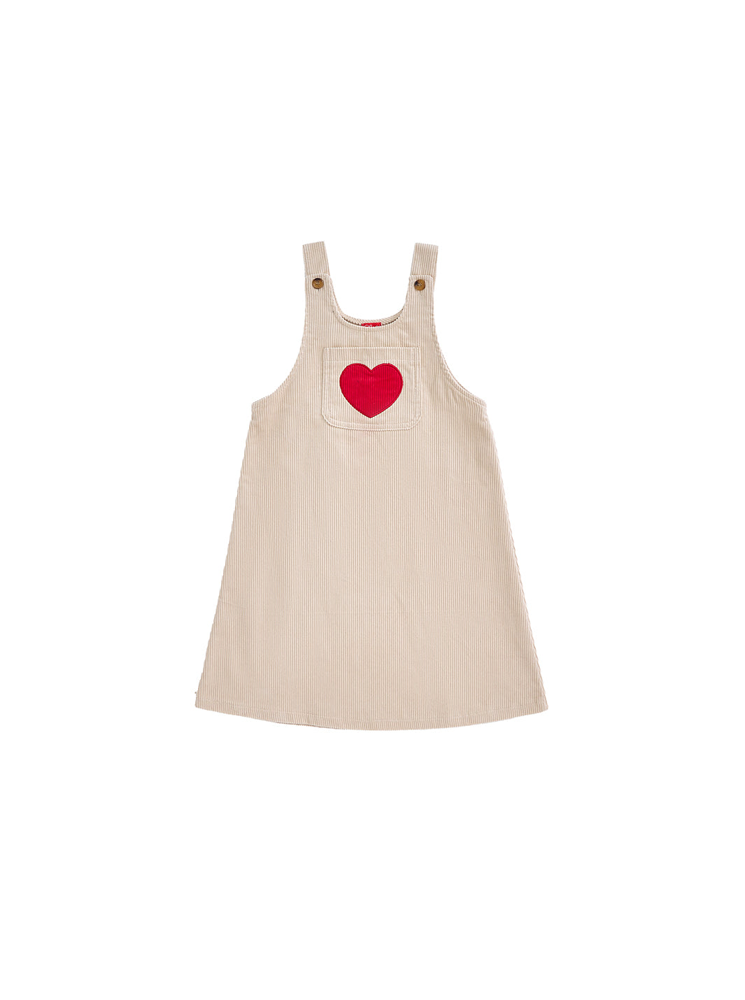 Corduroy Heart Pocket Jumper