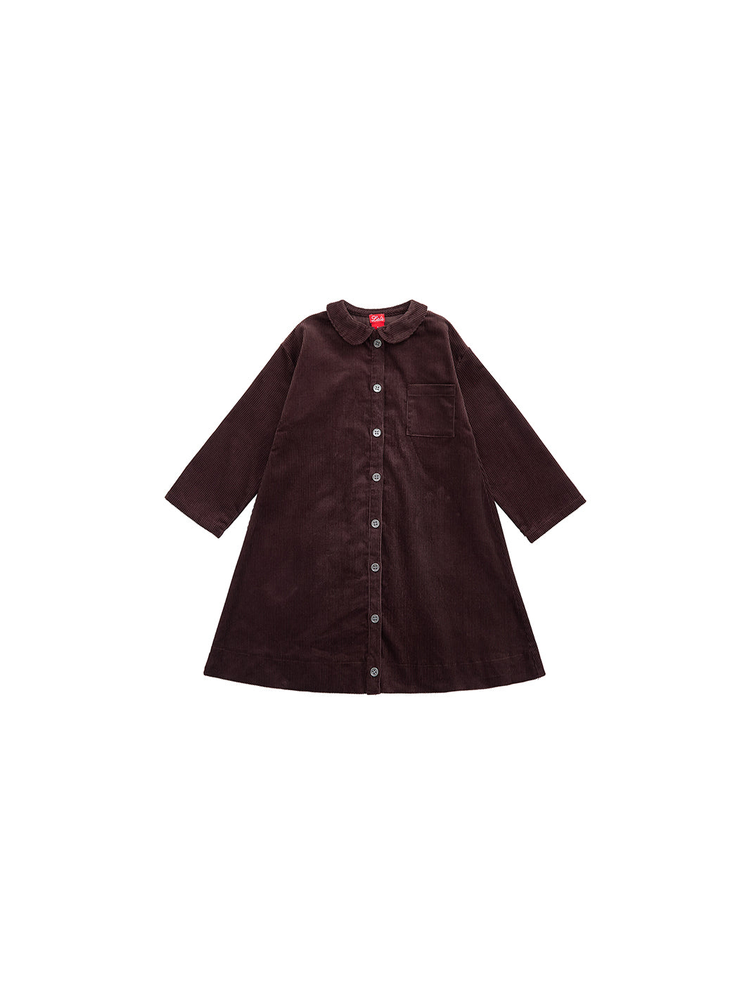 Corduroy Dress - Brown