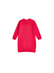 French Terry Dress - Red
