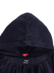 Hooded Velour Top