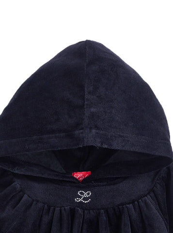Hooded Velour Top