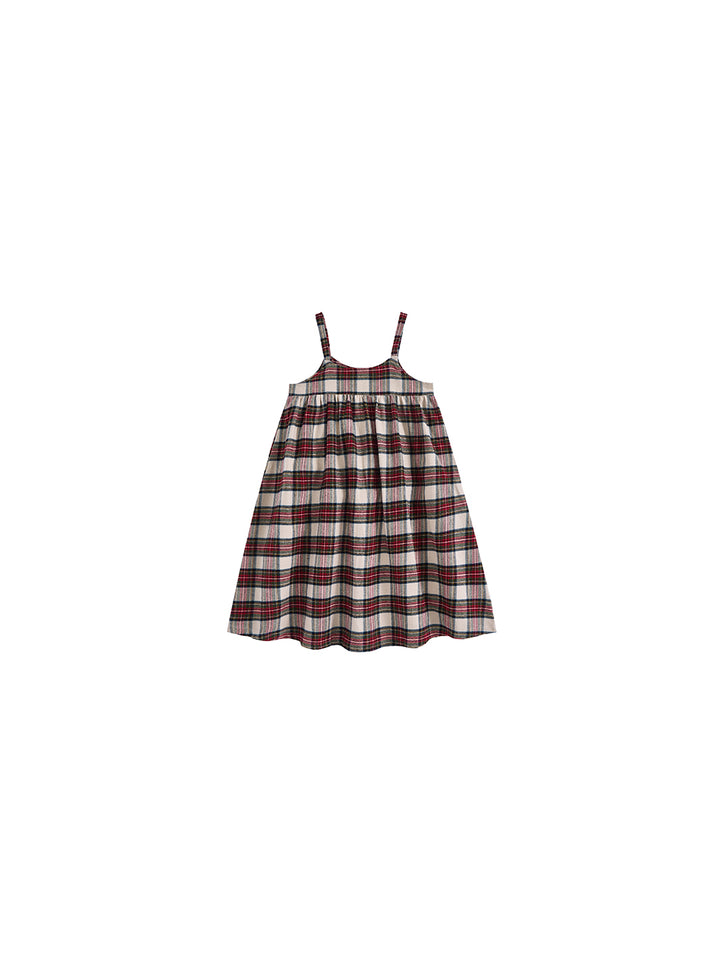 Plaid strap Jumper