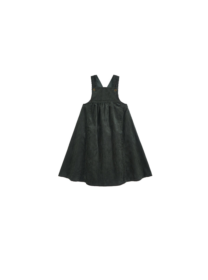 Corduroy Jumper - Dk Green