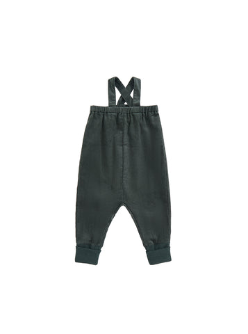 Corduroy Overall - Dk Green