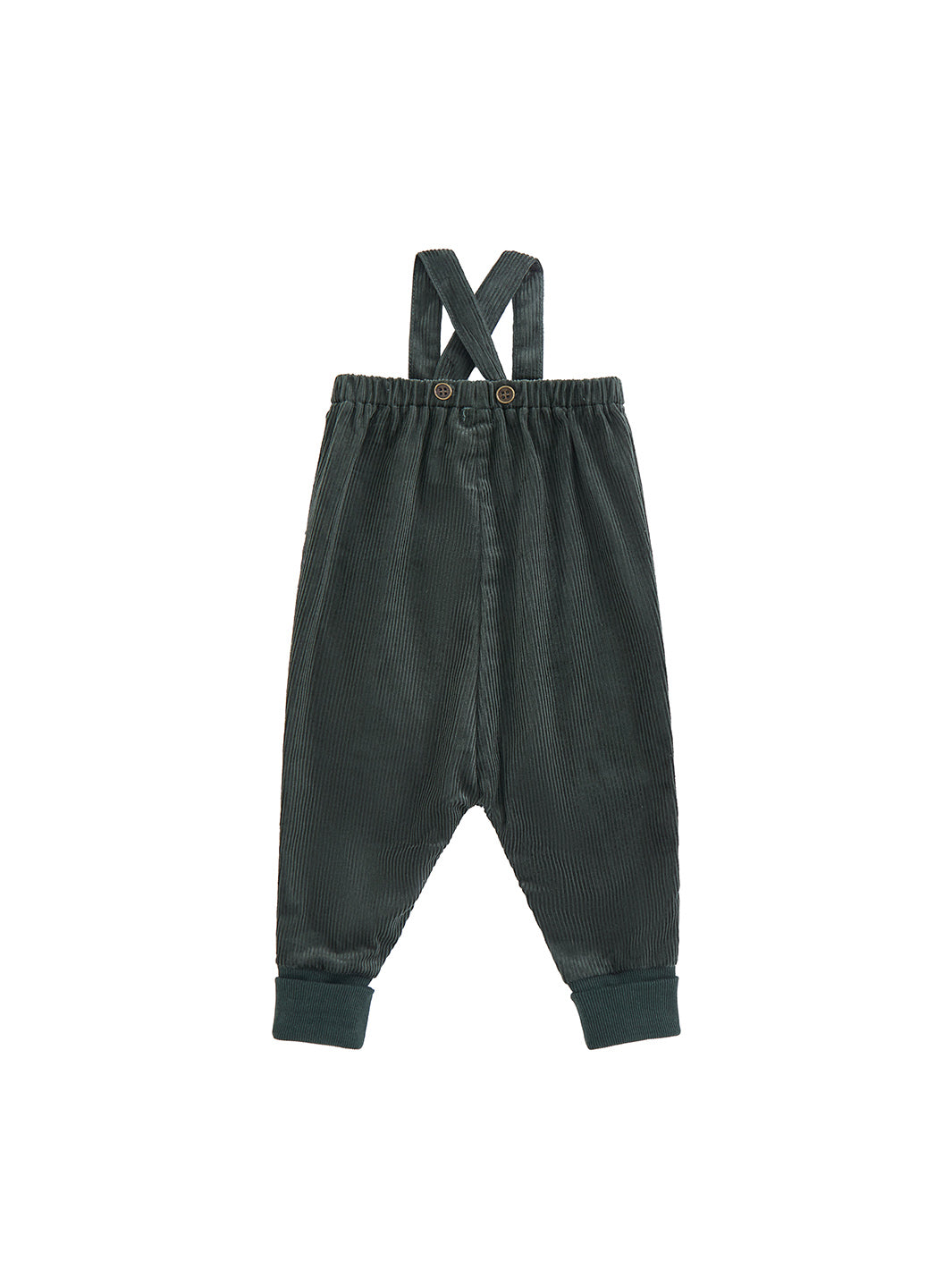 Corduroy Overall - Dk Green
