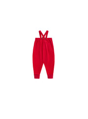 Corduroy Overall-Red