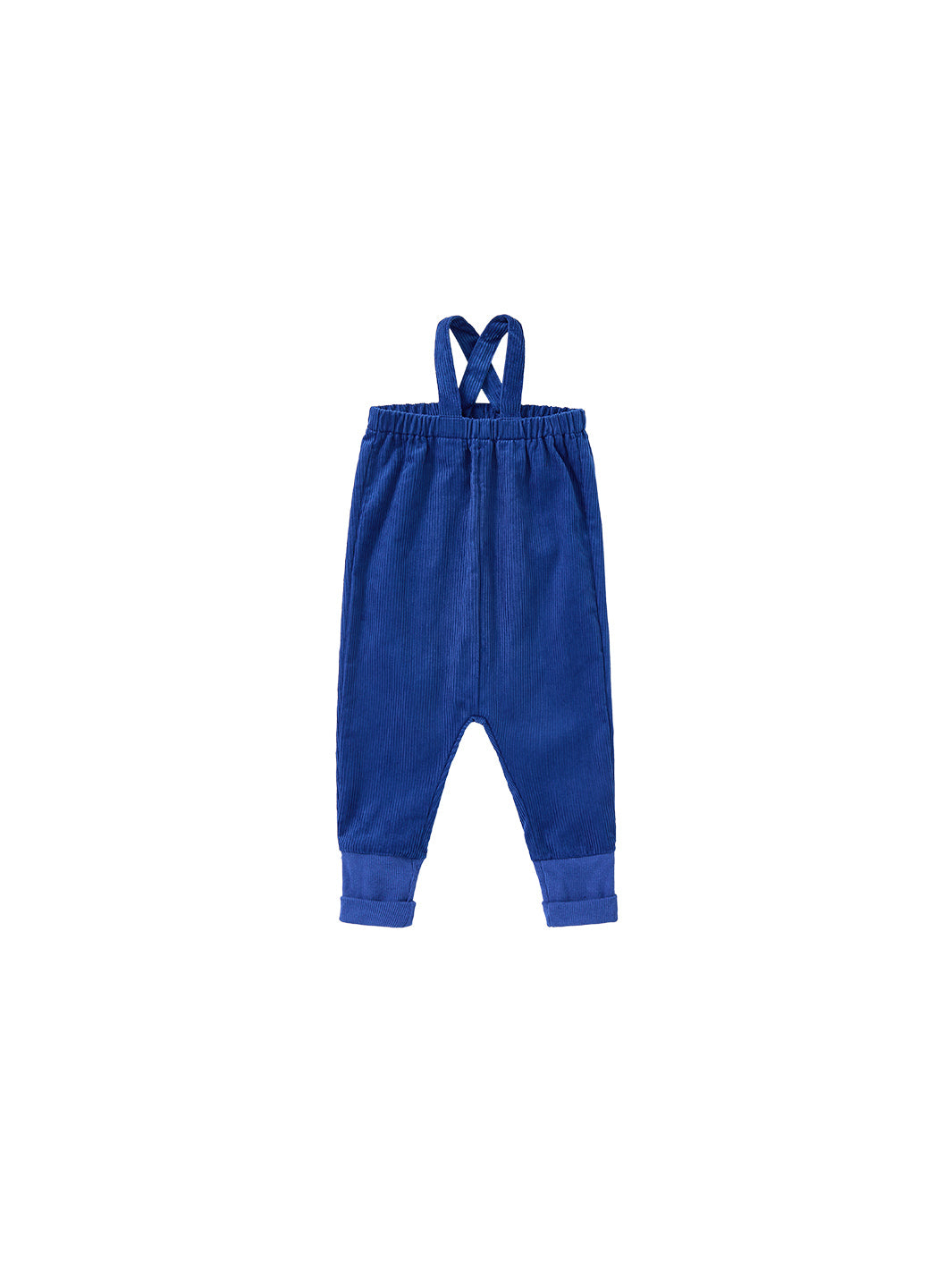 Corduroy Strap Overall - Royal Blue