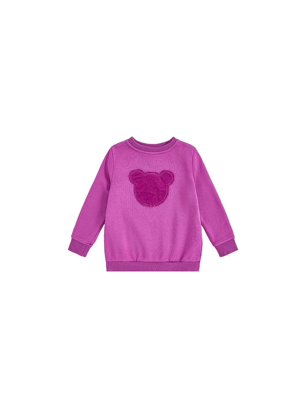 Bear Corduroy Top - Purple