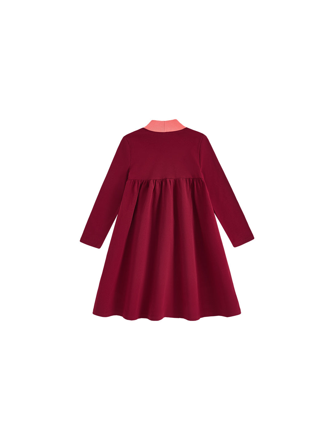 Contrast Mock Neck Dress 2 Contrast Mock Neck Dress 2