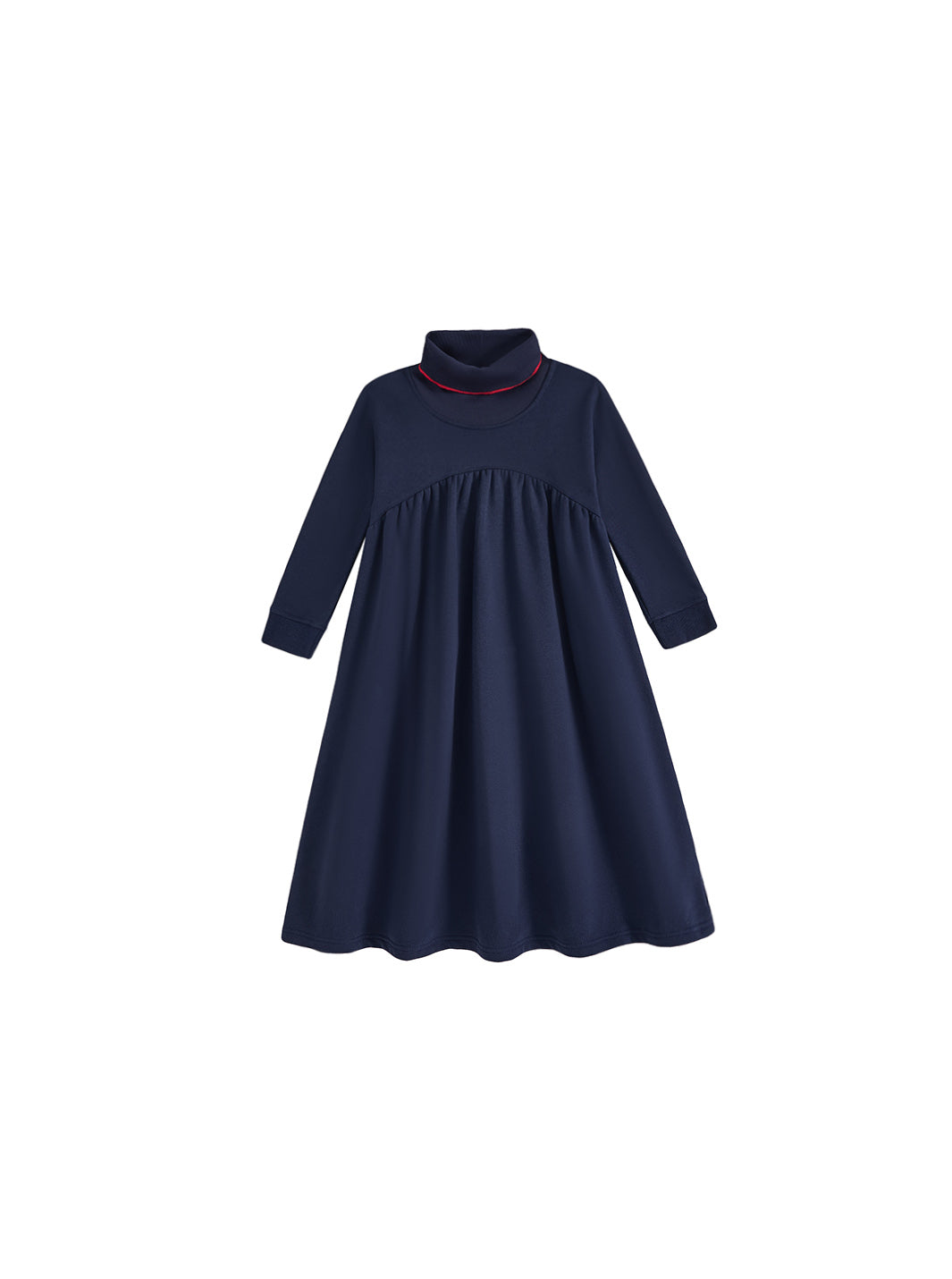 royal blue puffy dress SOFT KNIT SWEATER DRESS main image 1