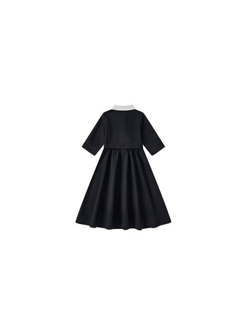 Collar Piping Dress