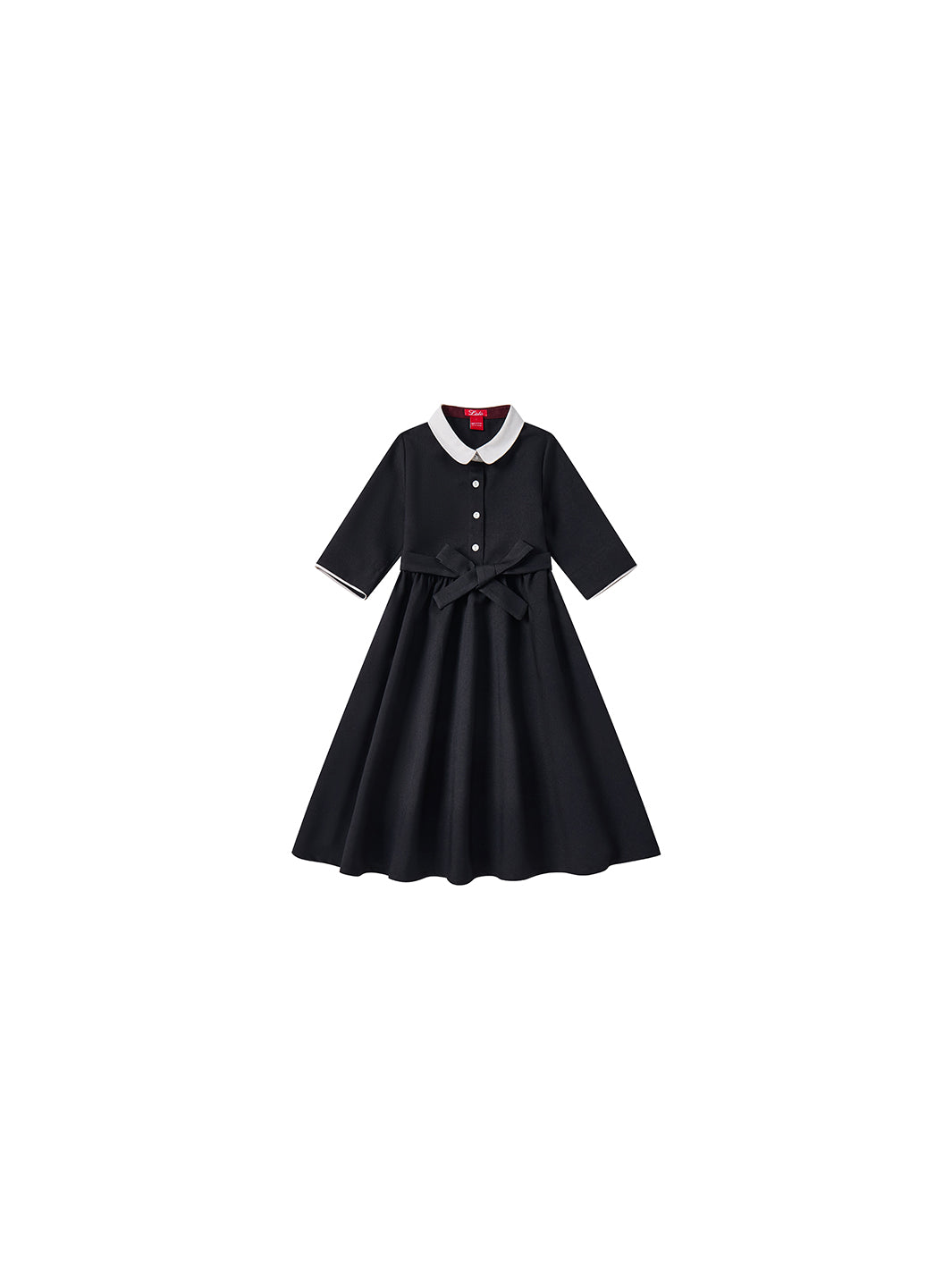 Collar Piping Dress