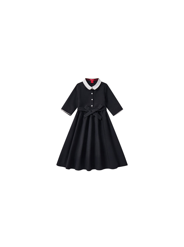 Collar Piping Dress