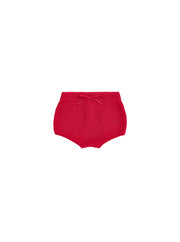 Baby Knit Rib Panty - Red Mix