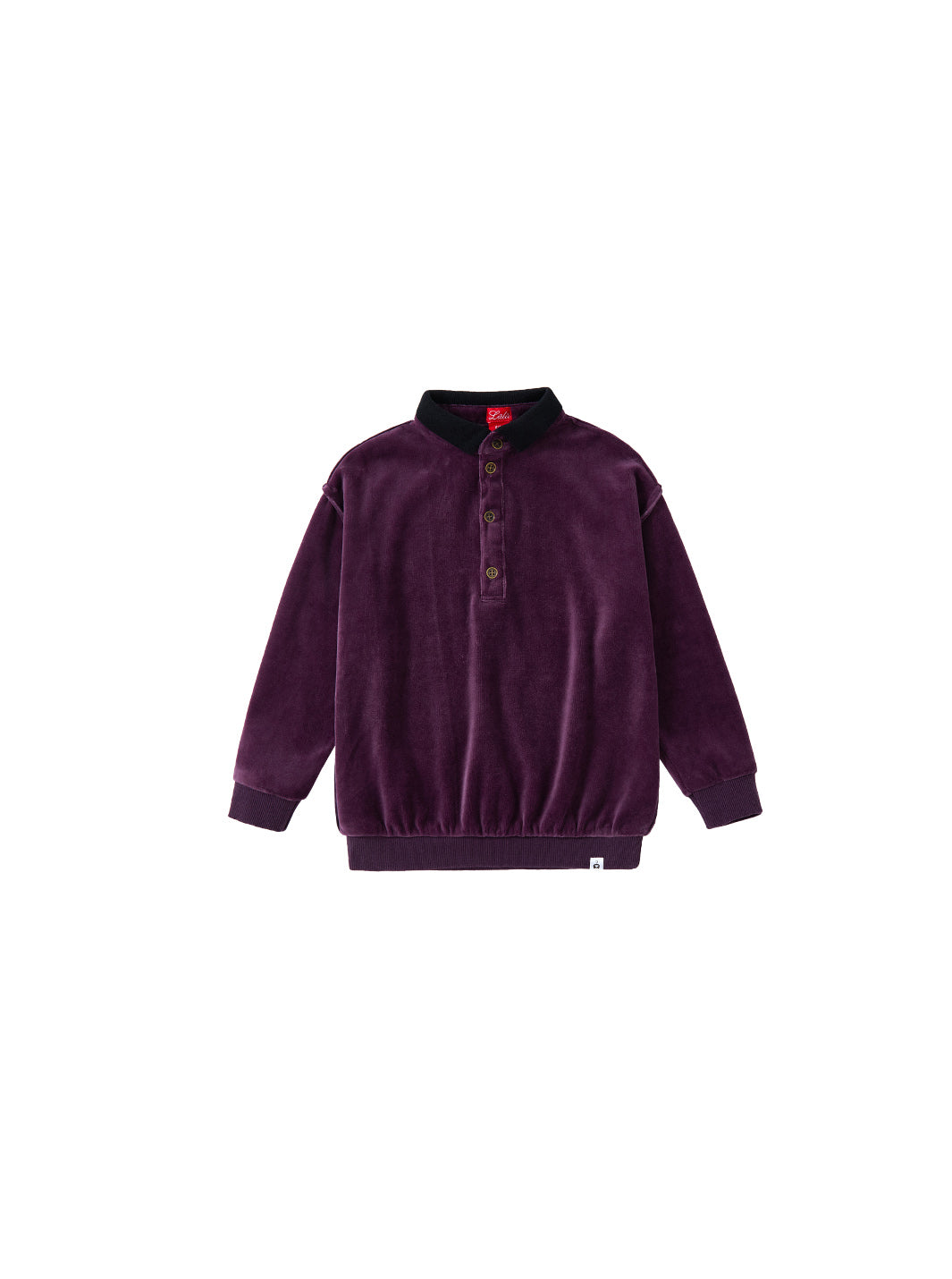 Velour Knit Collar Polo