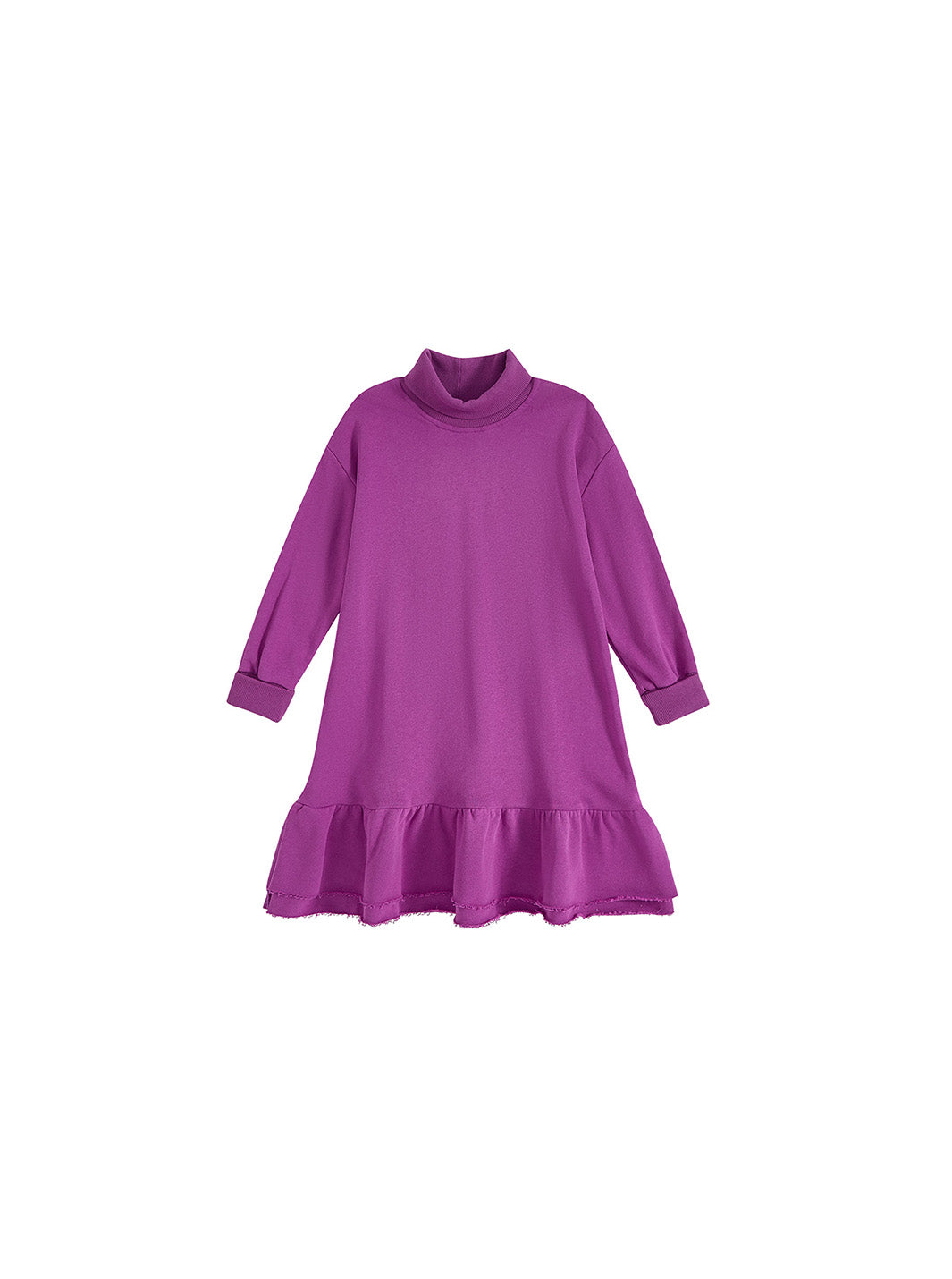 Turtleneck Double Bottom Ruffle