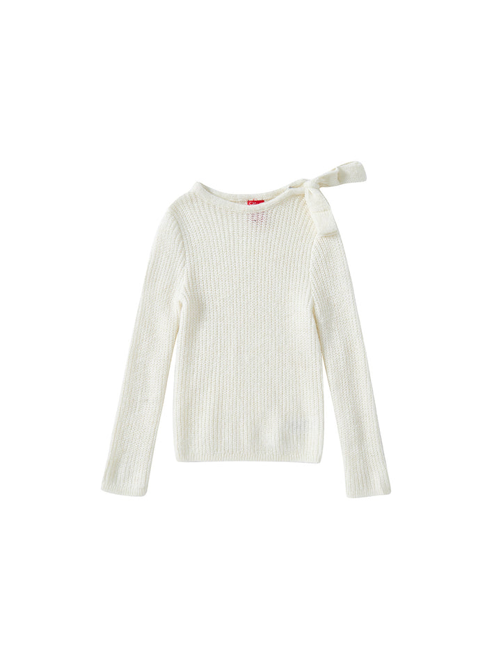 Neck Bow Sweater