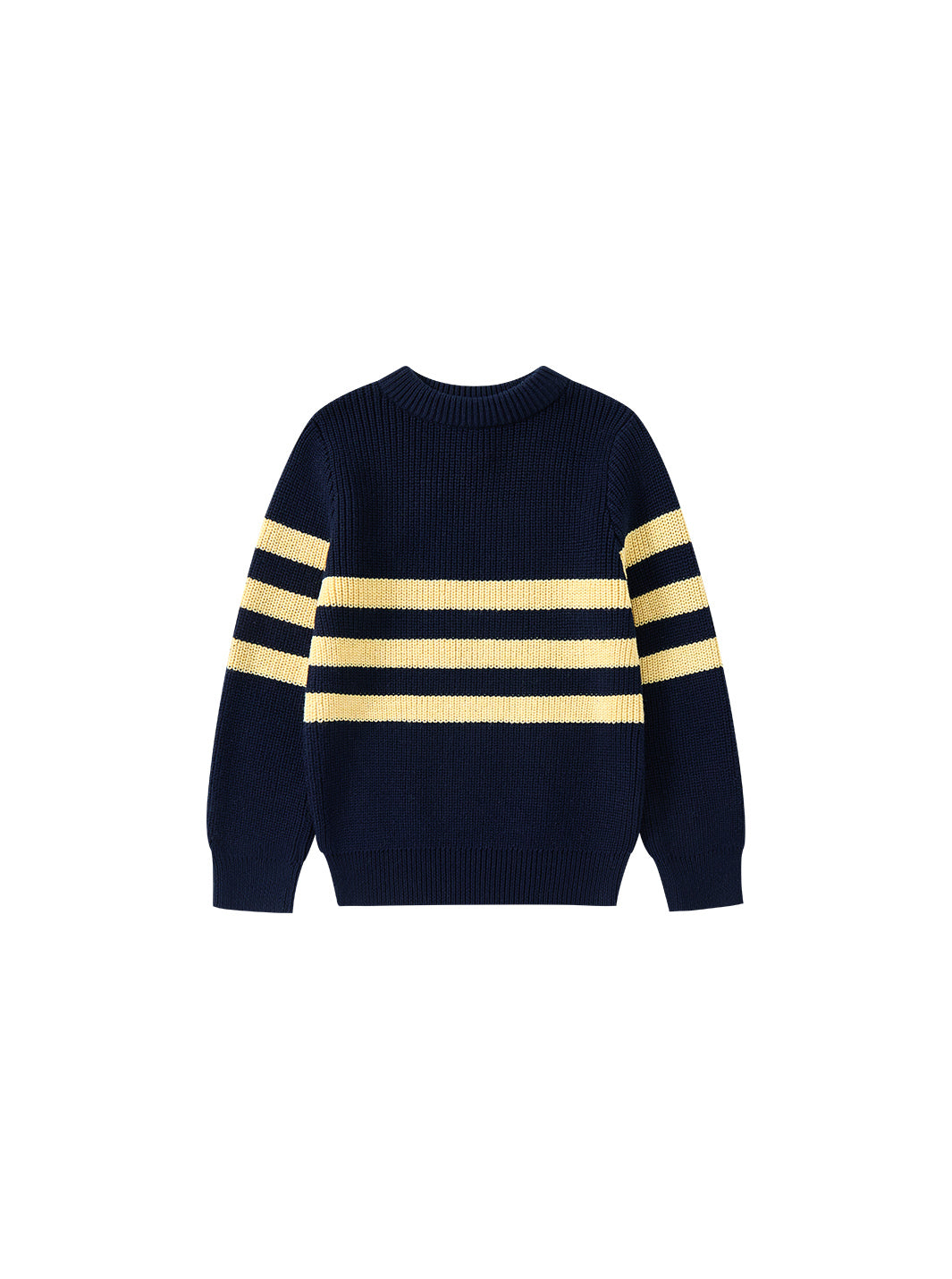 Striped Sweater - Dk. Navy