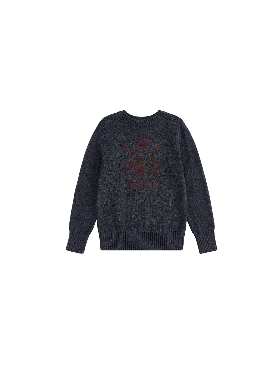 Emblem Sweater - Charcoal Mélange