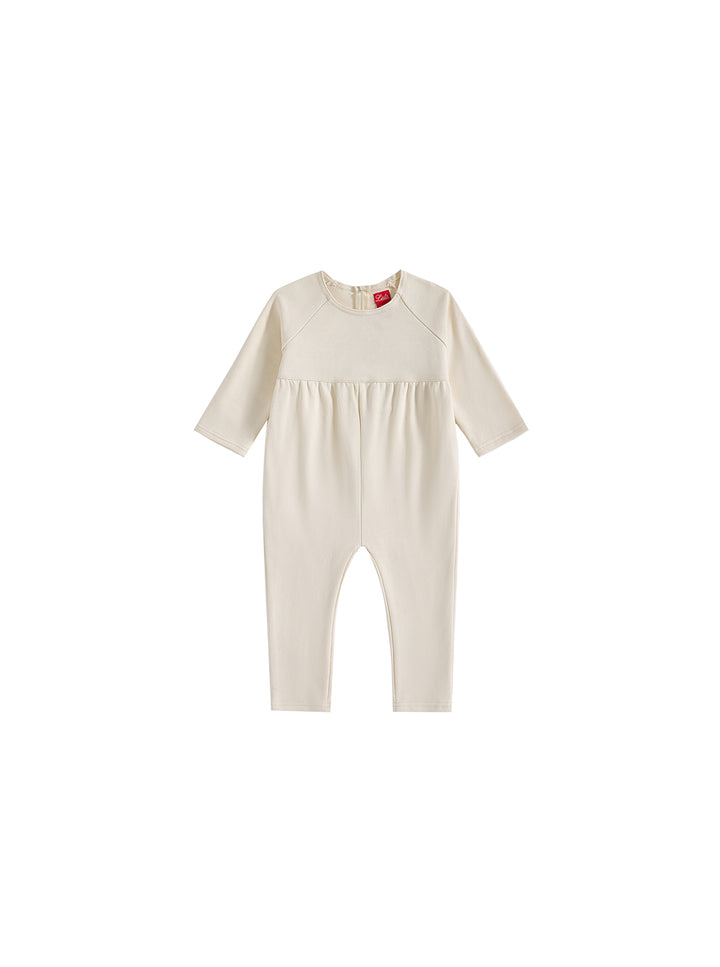 Solid Overall Robe - Cream