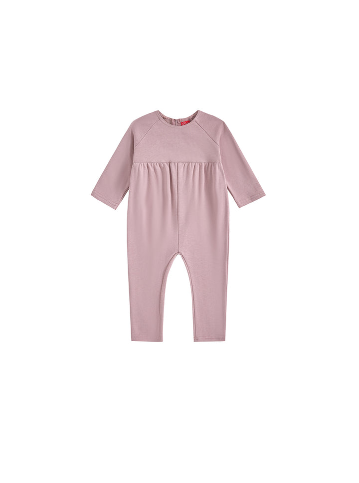 Solid Overall Robe - Dusty Pink