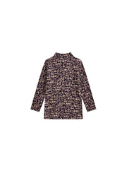 Floral Mock Neck T-shirt