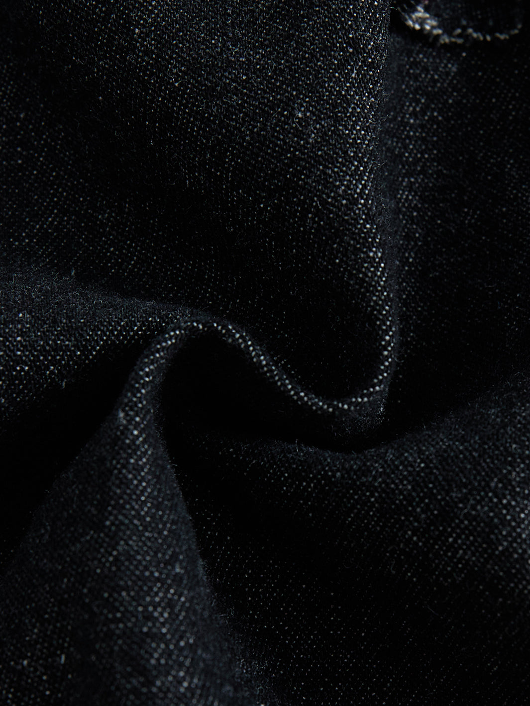 Denim Romper - Black