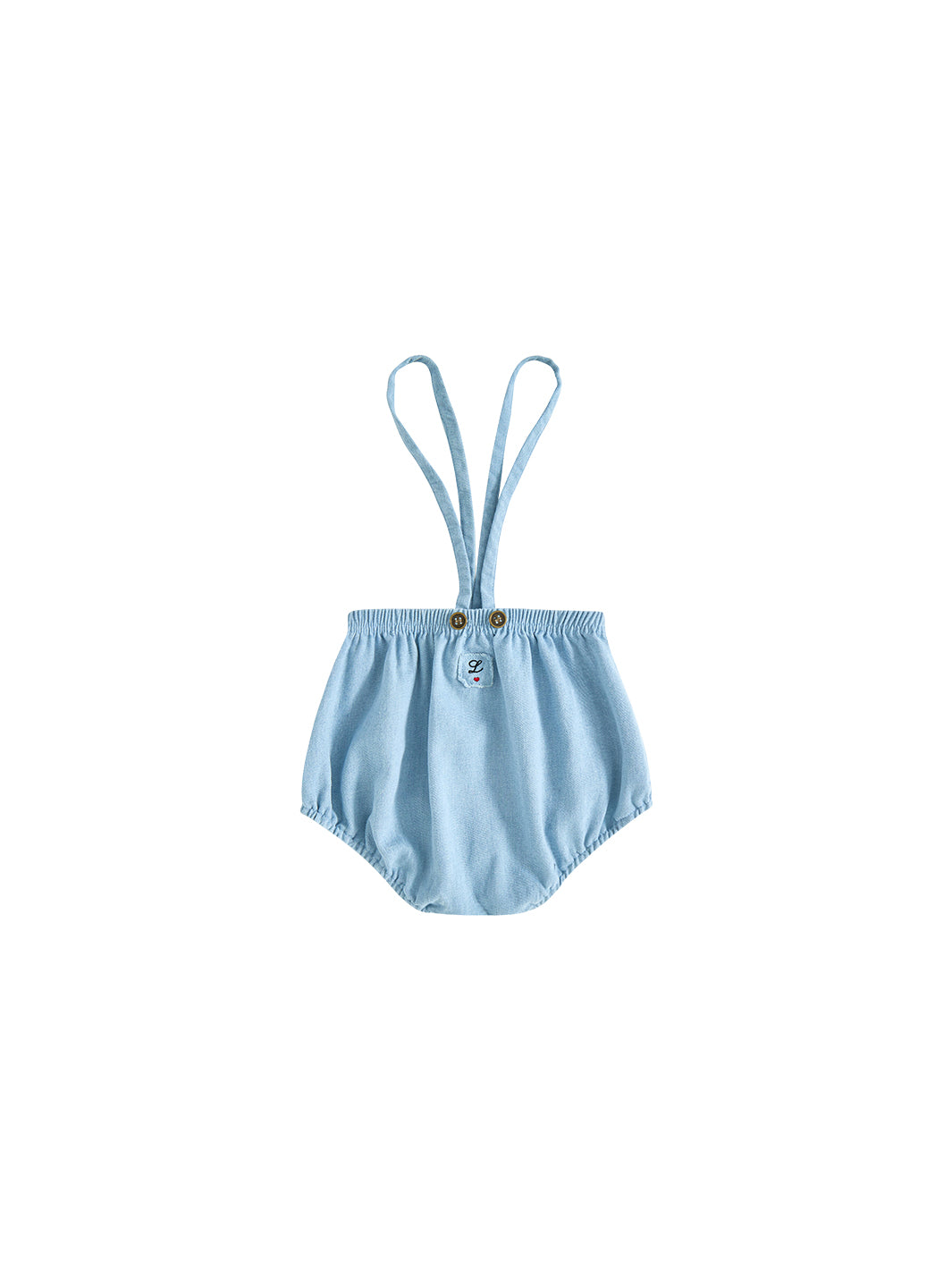 Denim Romper - Pale Blue