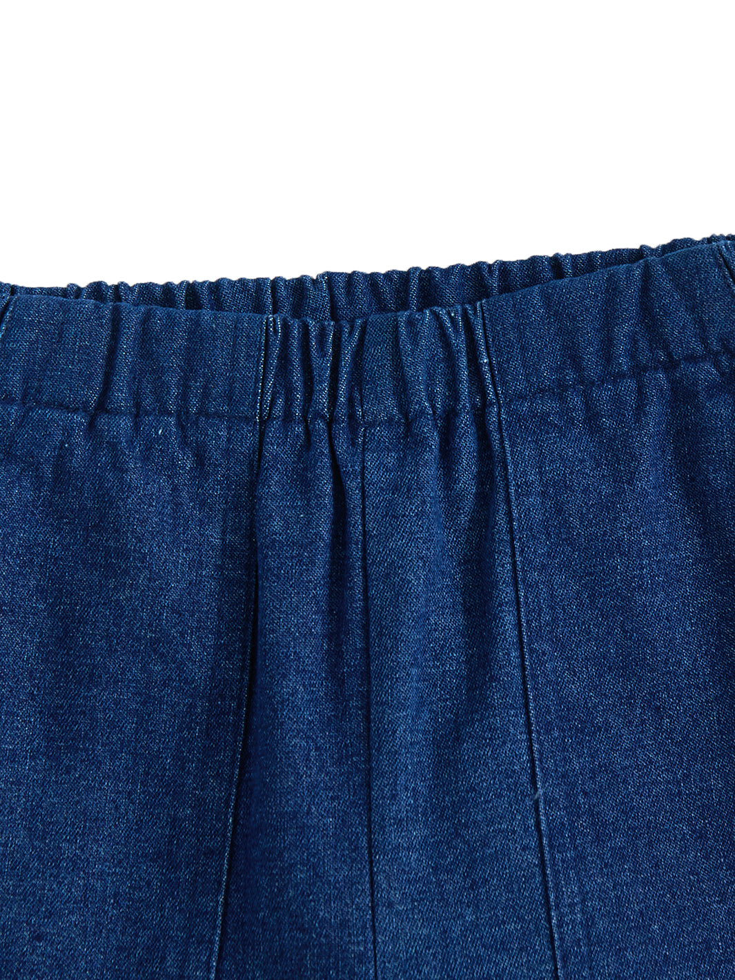 Denim Short Pants - Navy