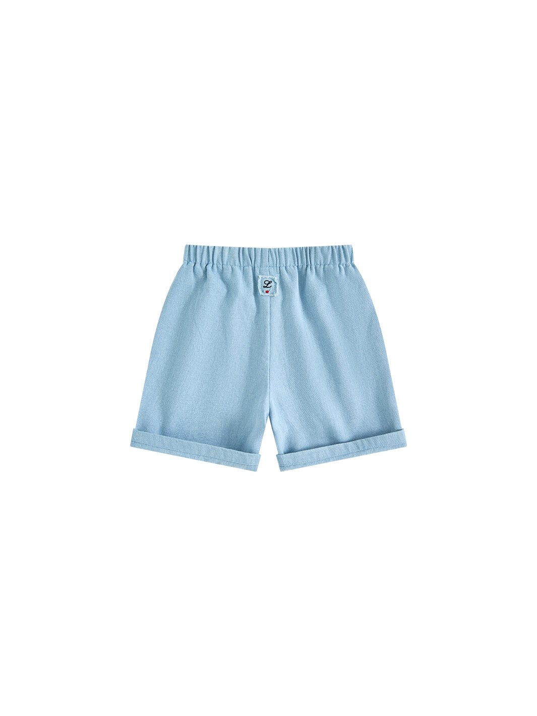 Denim Short Pants - Pale Blue