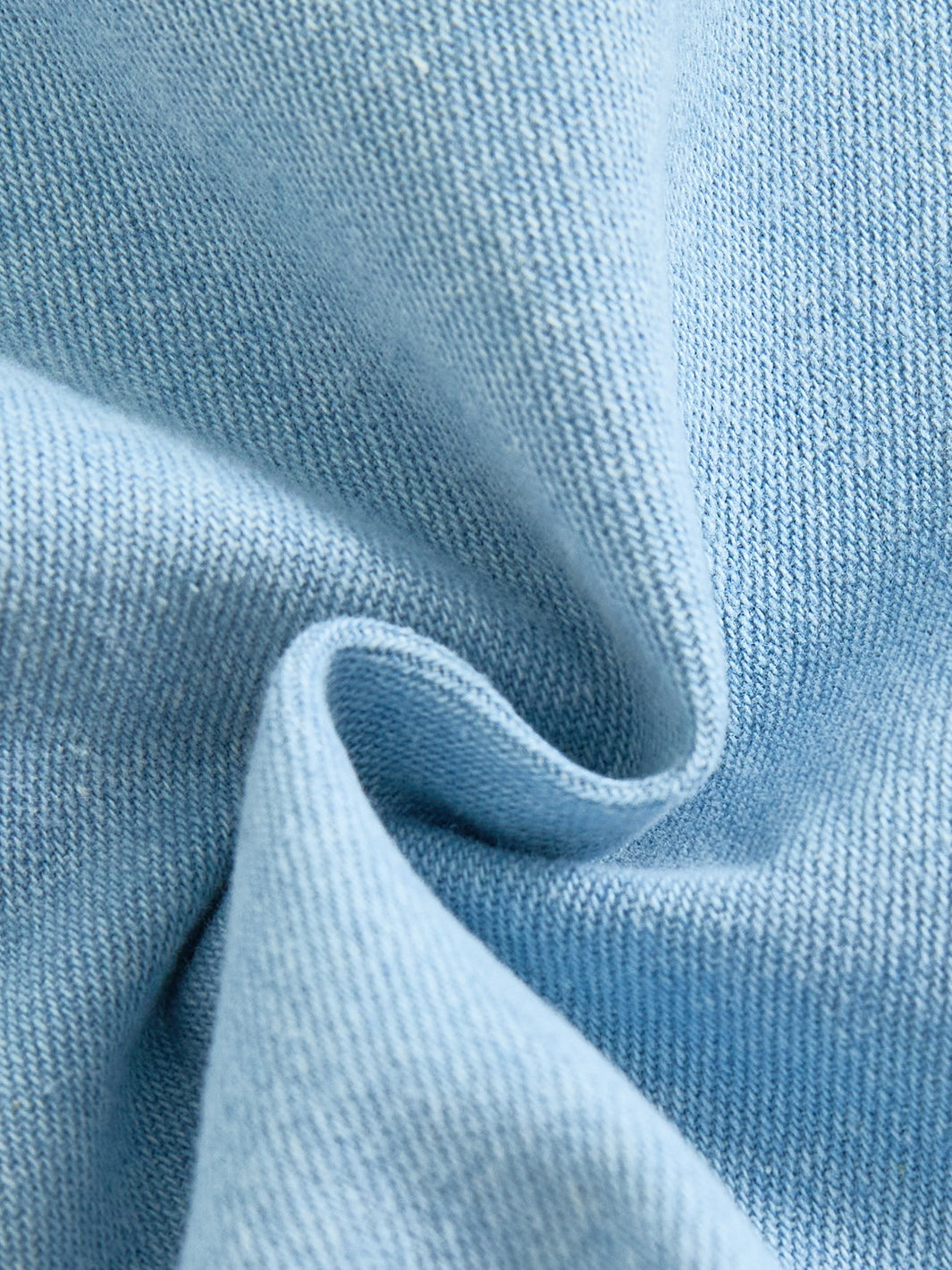 Denim Short Pants - Pale Blue