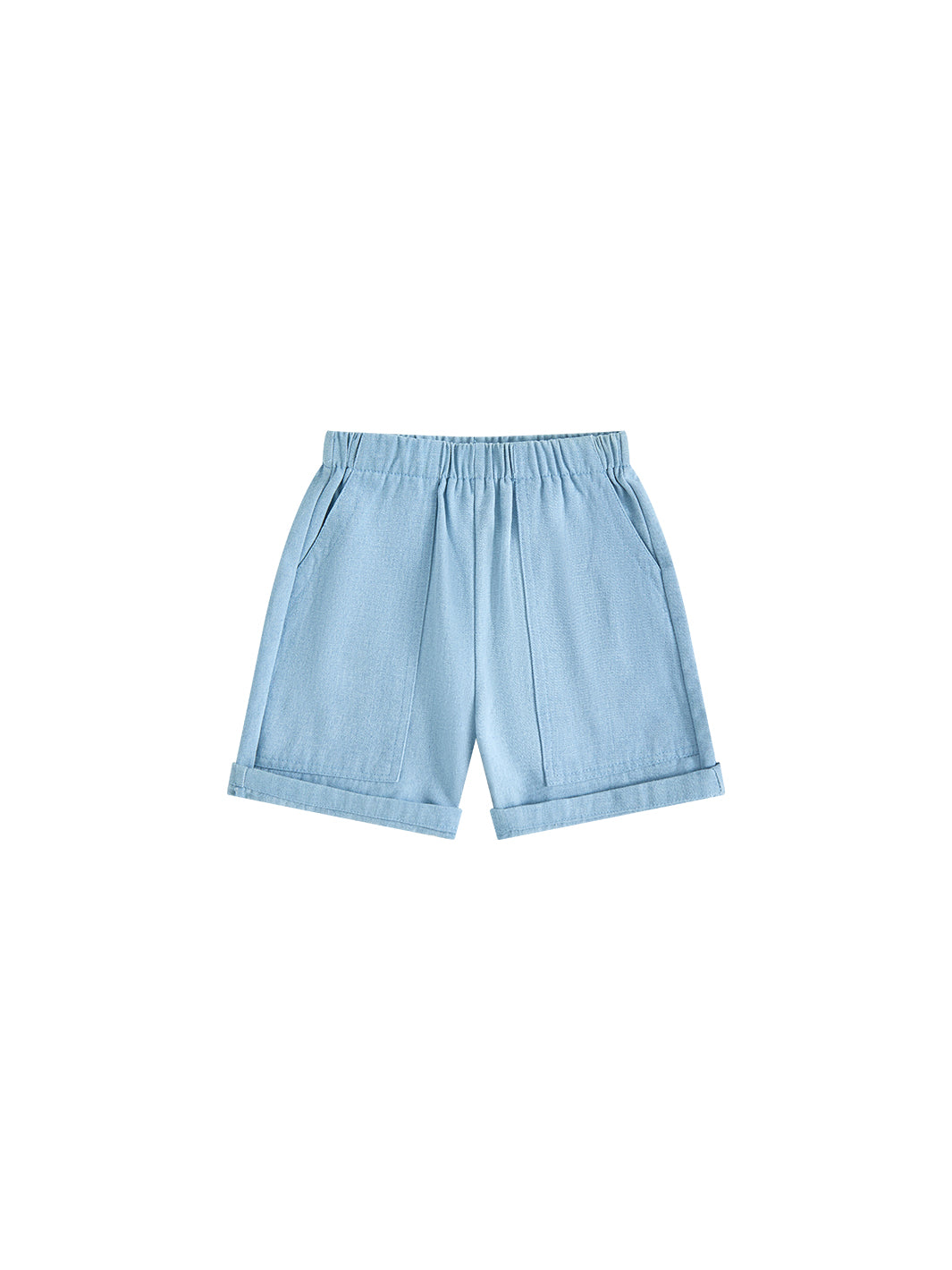 Denim Short Pants - Pale Blue