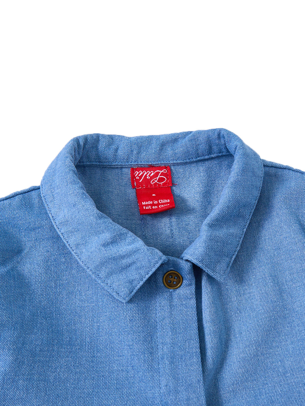 Denim Pleat Dress