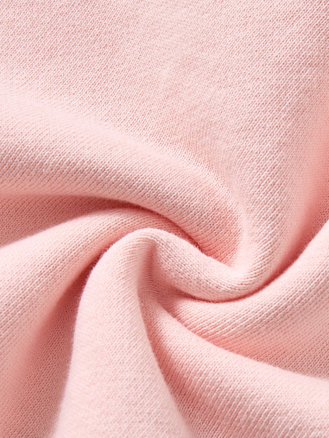 French Terry Short Sleeve Dress - Peach