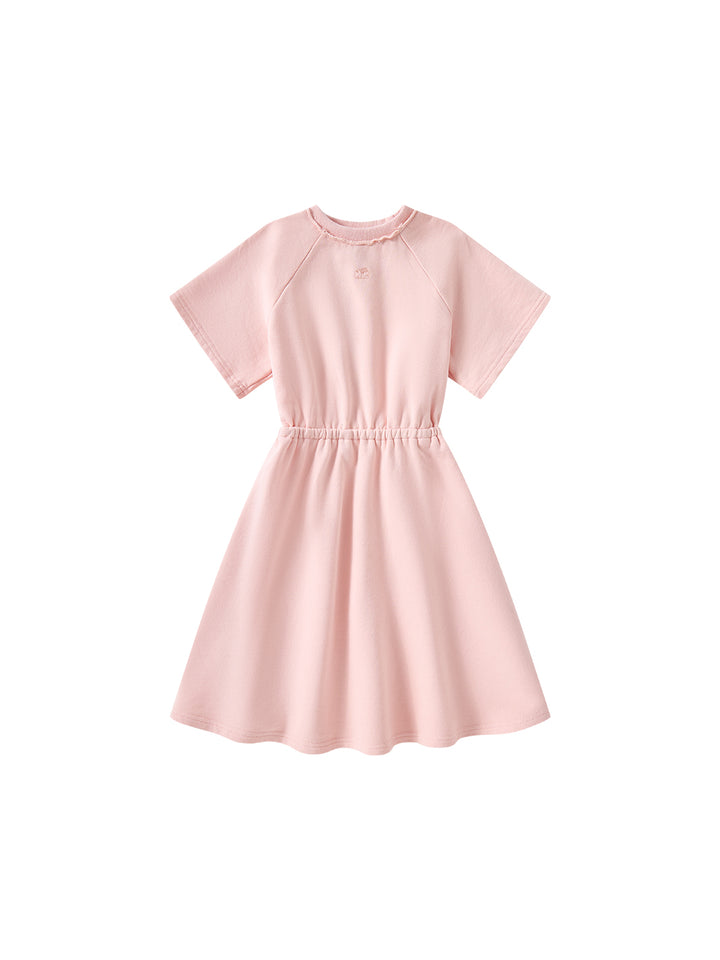 Gelato Short Sleeve Dress - Peach