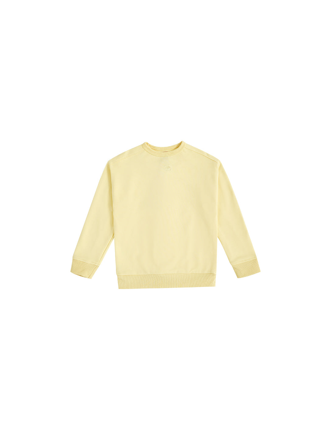 French Terry Emblem Top - Yellow