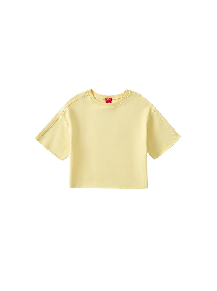 Gelato Rolled Edge T-Shirt - Yellow
