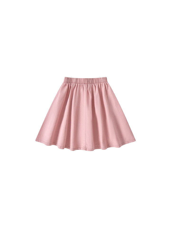 Hopscotch A-line Skirt - Salmon